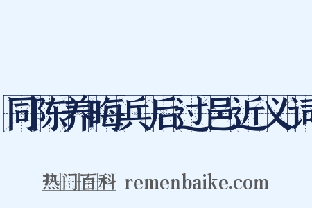 同陈养晦兵后过邑近义词是什么意思的图片